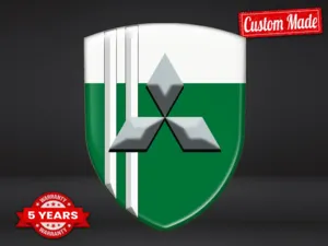 Mitsubishi Stickers Pare-Brise Perso Max Robuste Look Pro